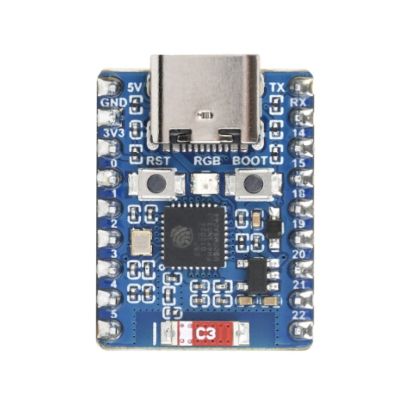 Versi Pengepala pin ESP32-C6-Zero-M